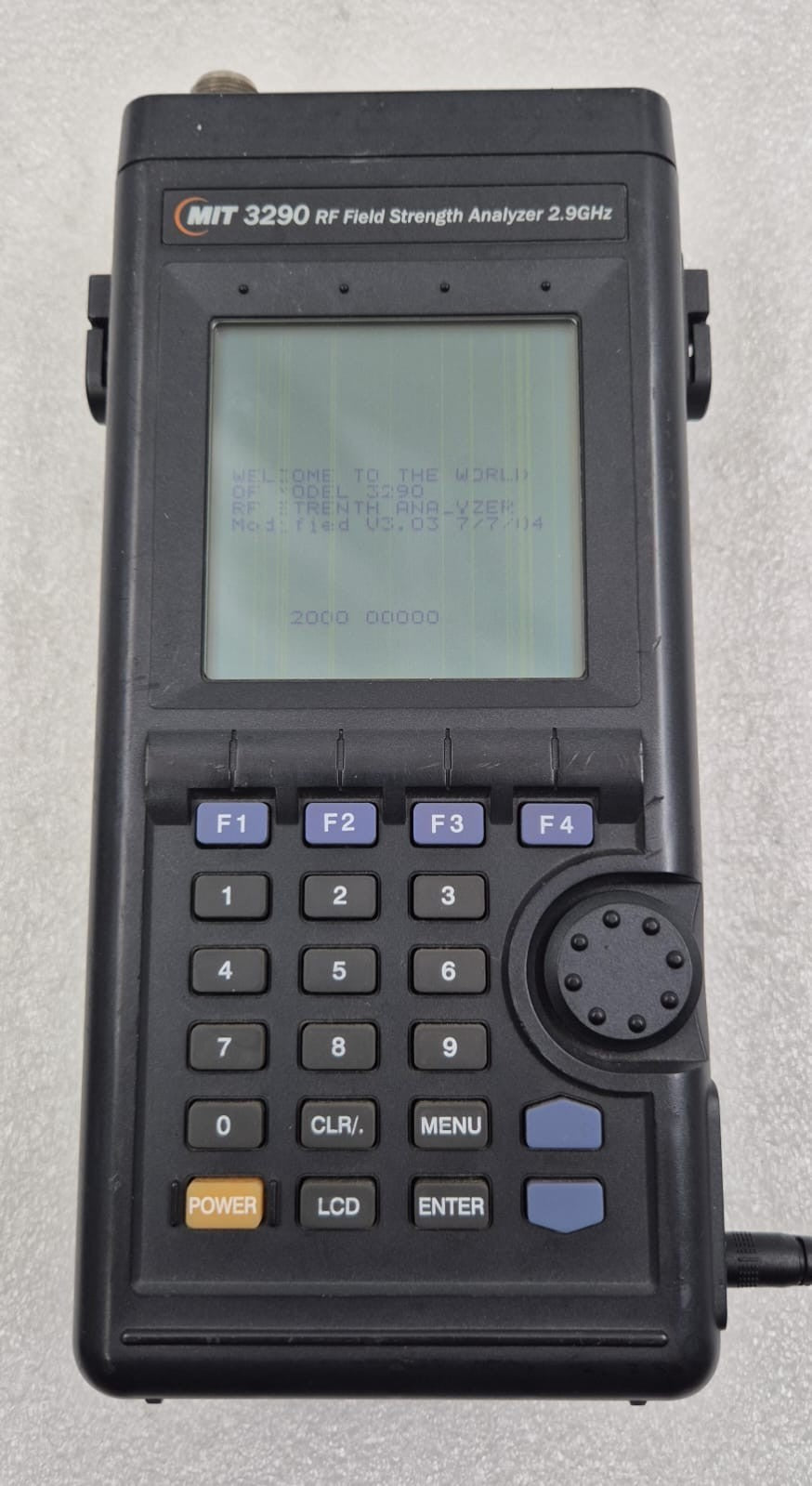 [LOT 2] MIT 3290 RF Field Signal Strength Analyzer 2.9GHz Hand-Held Device AS-IS