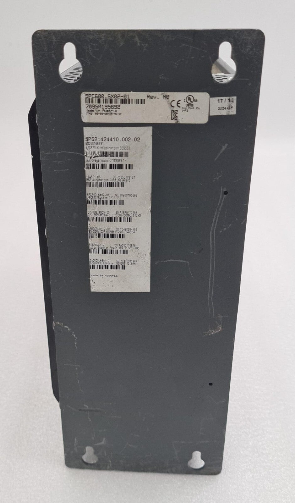 B&R Automation PC 5PC600.SX02-01 5P62 424410.002-02 Industrial Computer **AS-IS