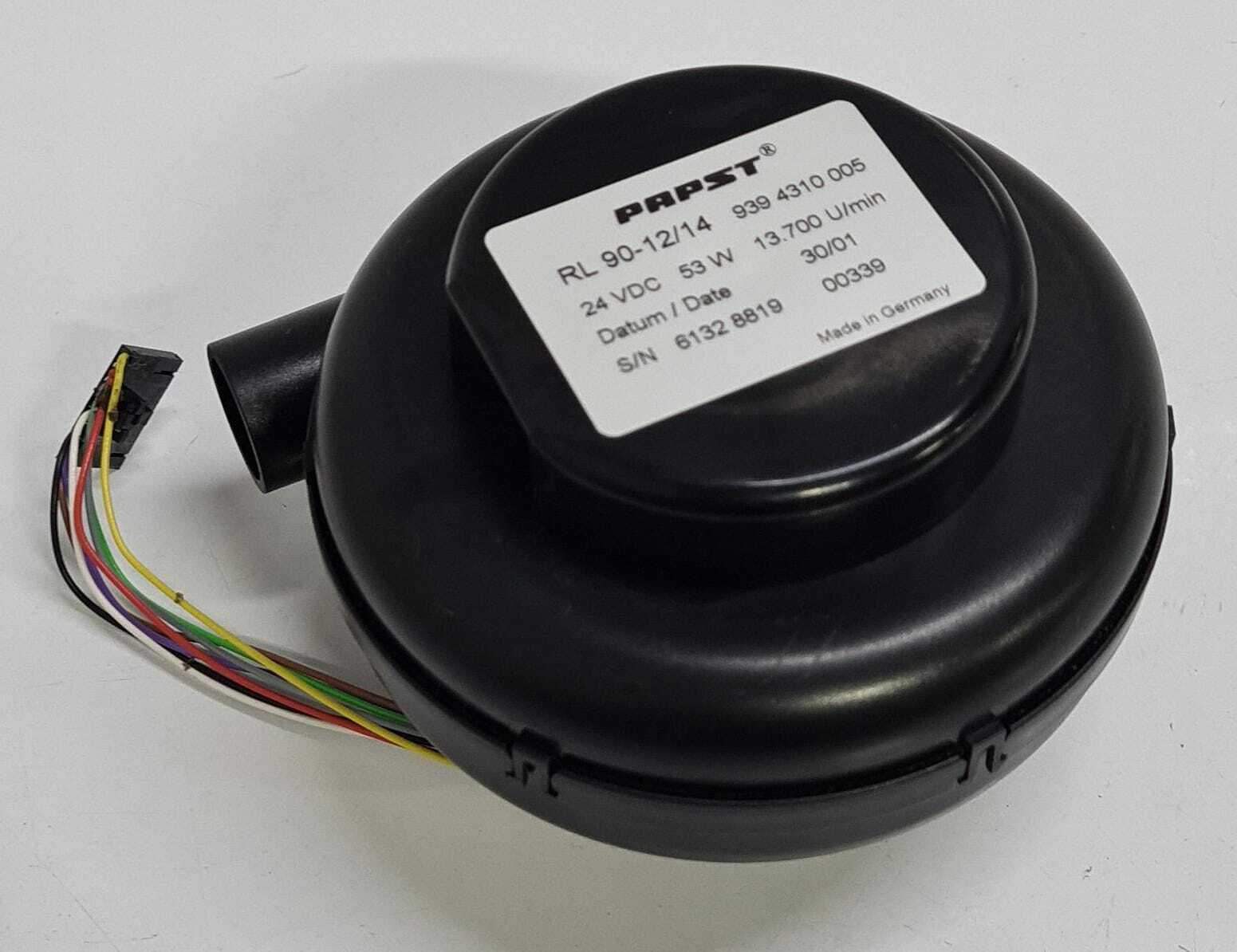 PAPST EBM RL 90-12/14 Centrifugal Blower Fan 24 VDC 53 W