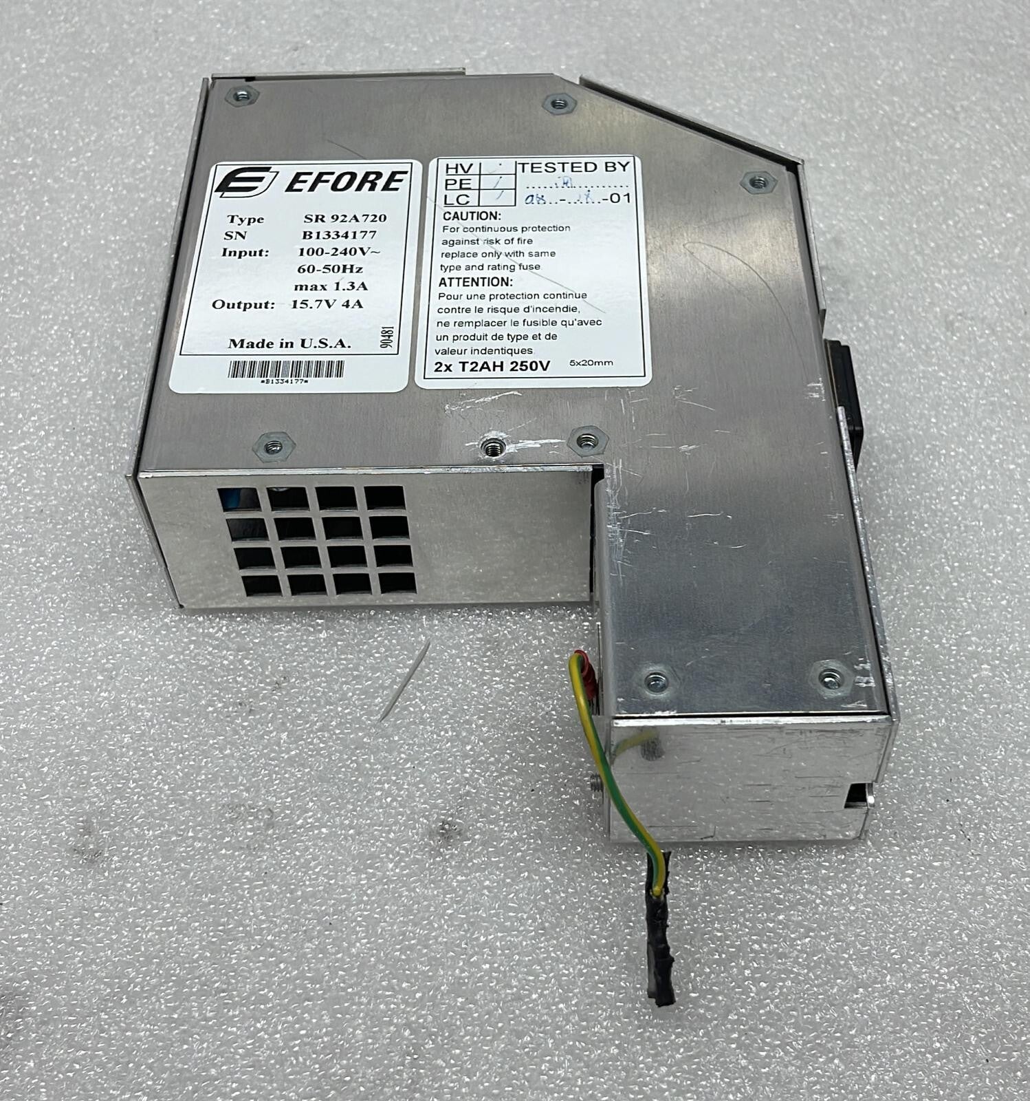 Cardiocap Efore SR92A720 Power Supply
