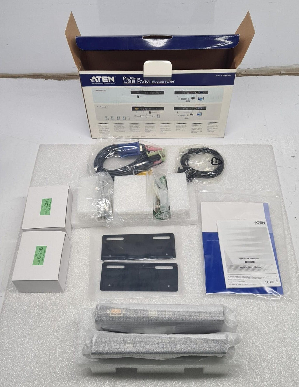 NEW - ATEN ProXime USB KVM Extender CE800B VGA/Audio Dual Console operation Kit