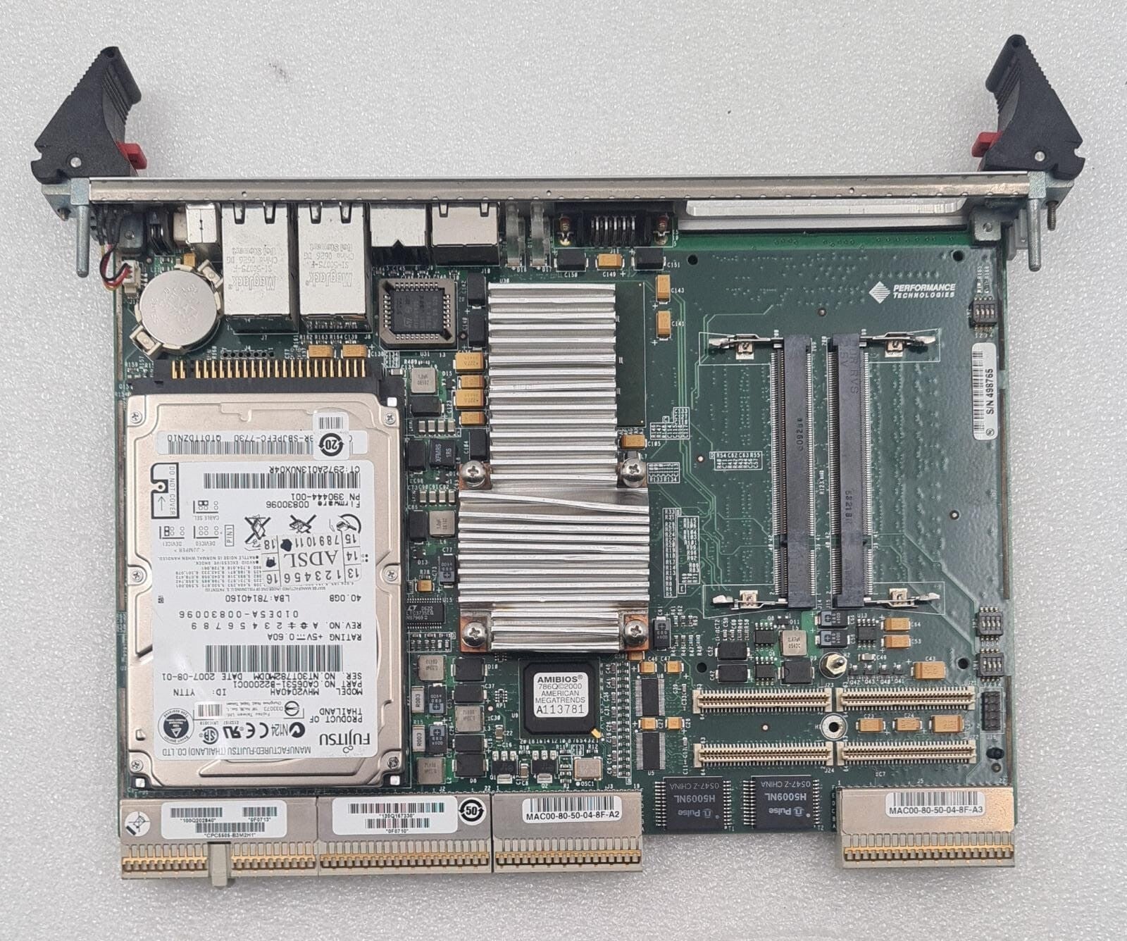 [LOT 4] *AS-IS* Performance Technologies CPC5505-B3M2H1 CompactPCI Board Module