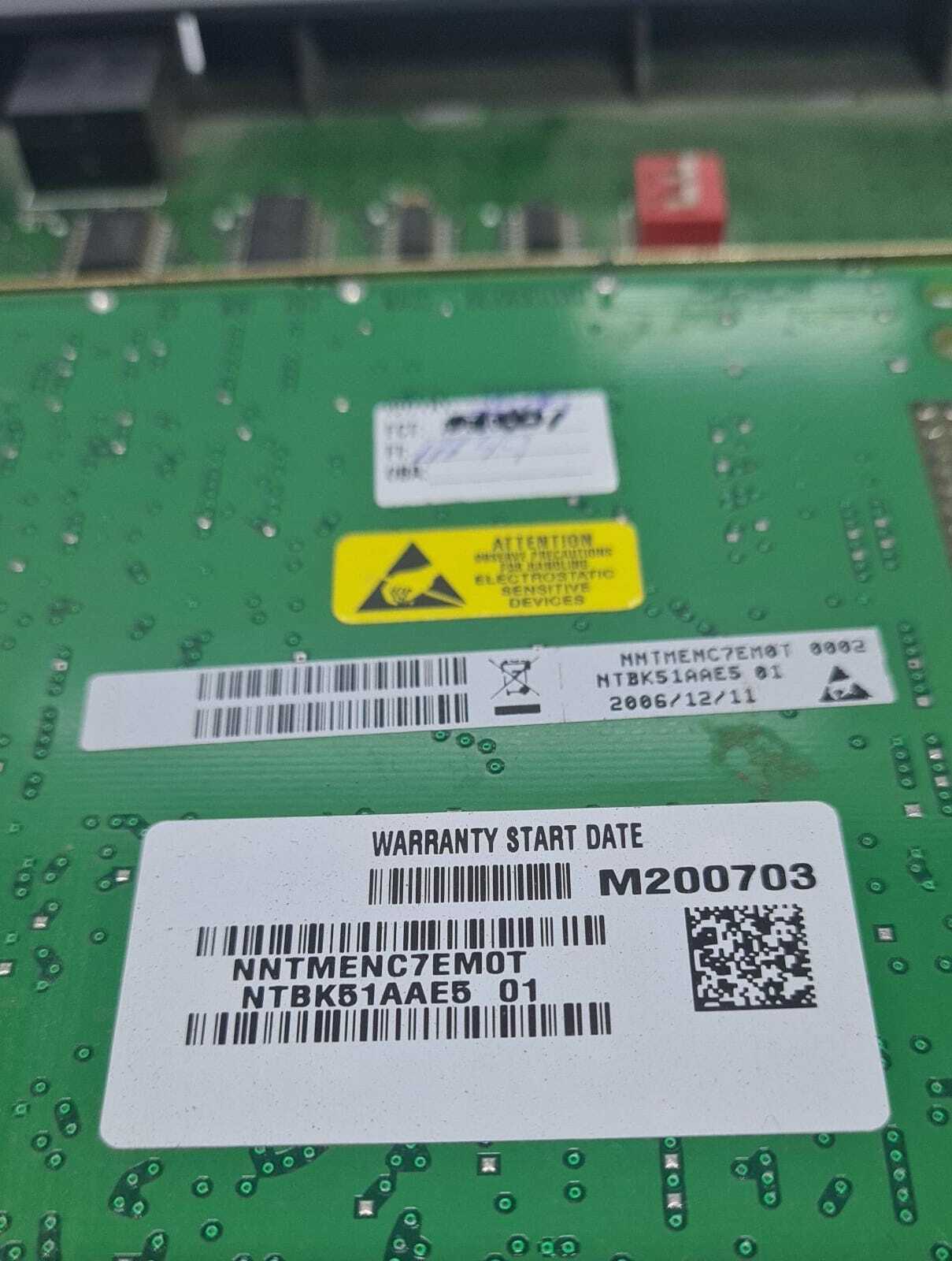 Nortel NTBK50AAE5 RLSE 01 2Mb PRI W/ Daughter Board