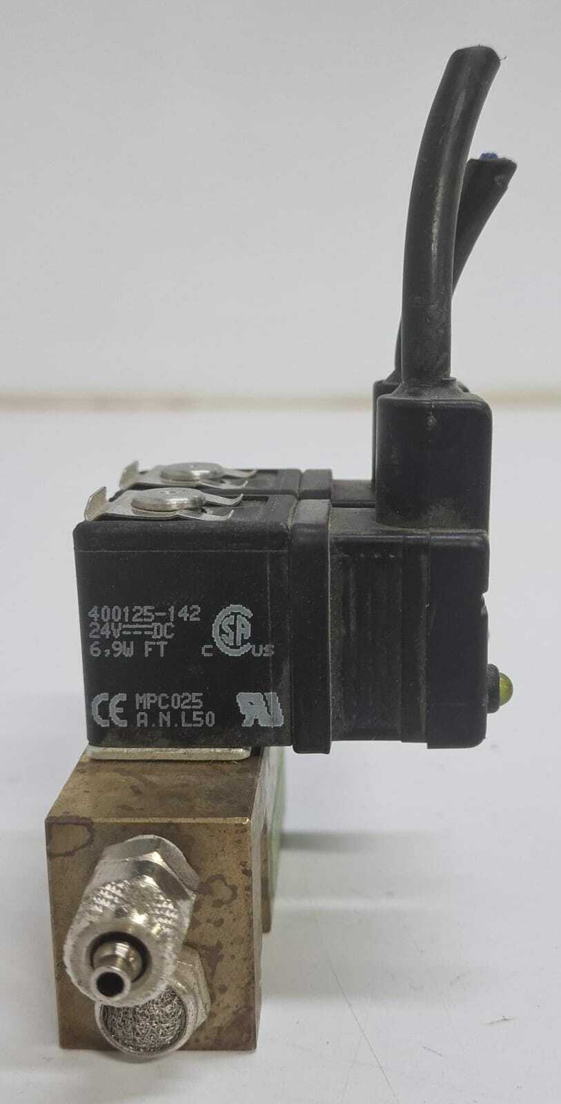 Asco HV14441001 AIR 1 Solenoid Valve W/ 2* 400125-142 24V MP-C-025 Valve