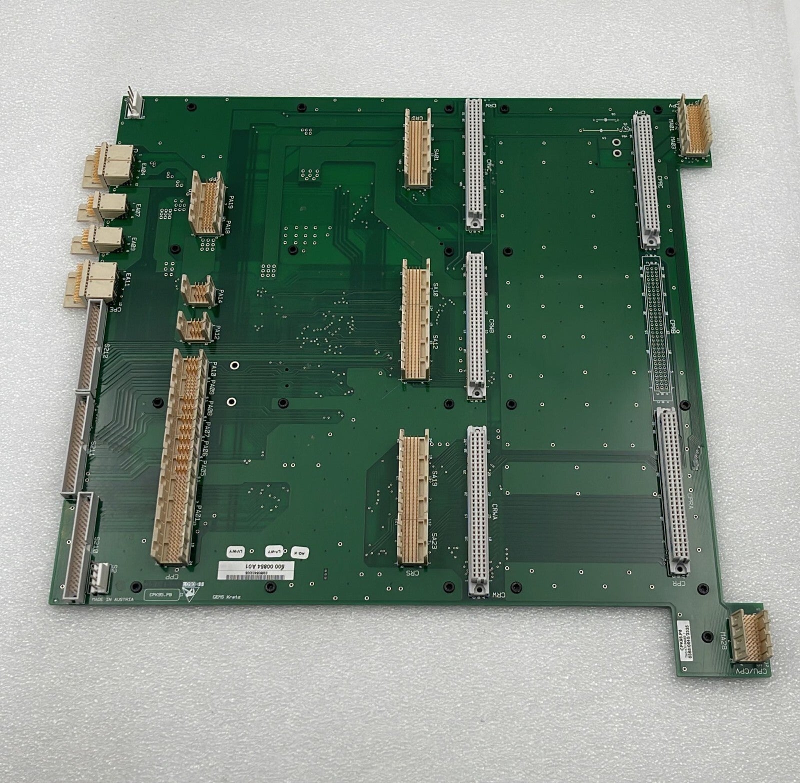 GE Voluson 730 Expert Ultrasound CPU / CPV Backplane CPK95.P8 KTI196053