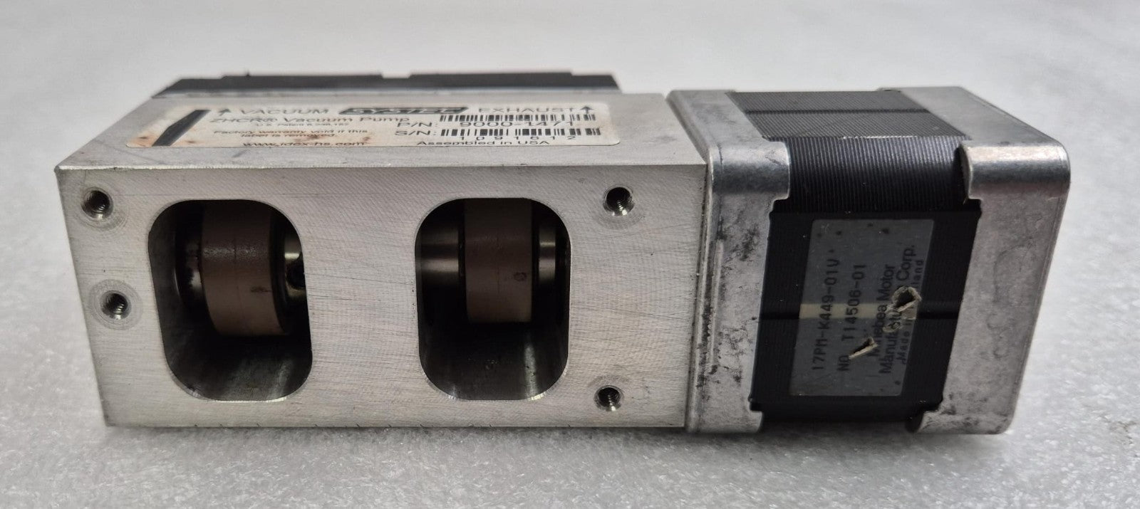 Systec ZHCR Exhaust Vacuum Pump 9000-1471 for Waters W/ Minebea Stepper Motor