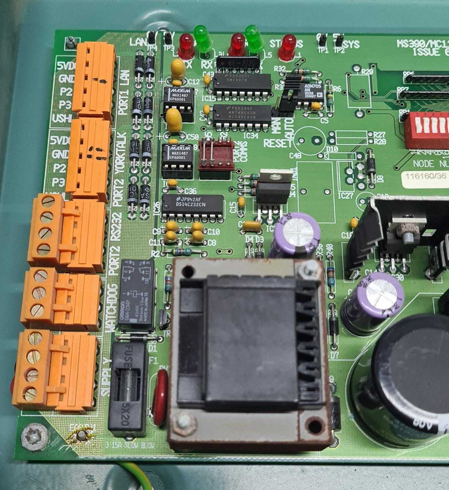 YORK Advanced Processor Card MS390/ MC1100 W/ MS425 MC1252 ISOLATION TRANSFORMER