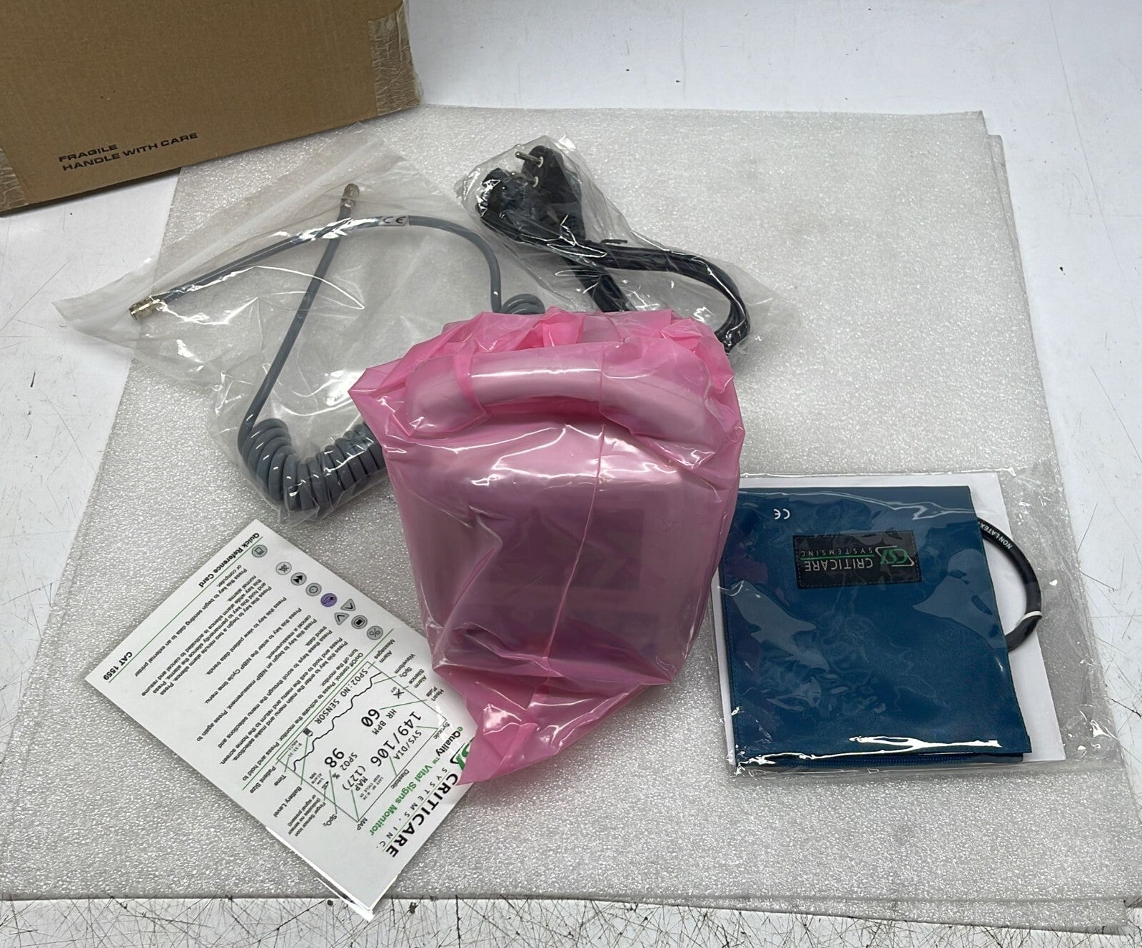 CSI Criticare Systems ComfortCuff 506DN eQuality Monitor 93987A001