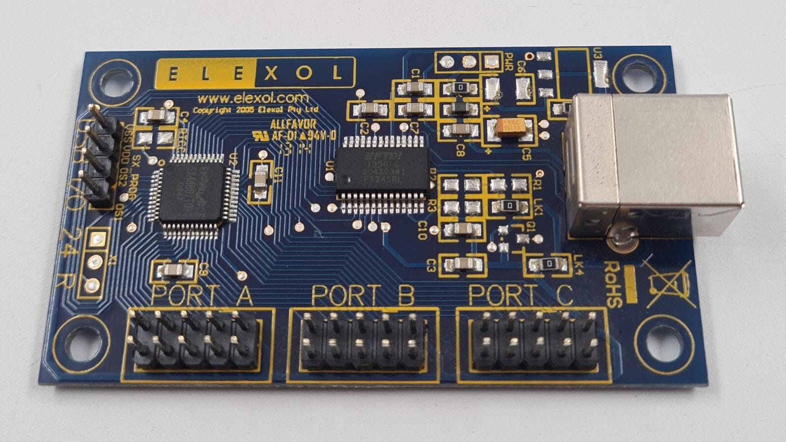ELEXOL ALLFAVOR AF-01 USB I/O 24R BOARD