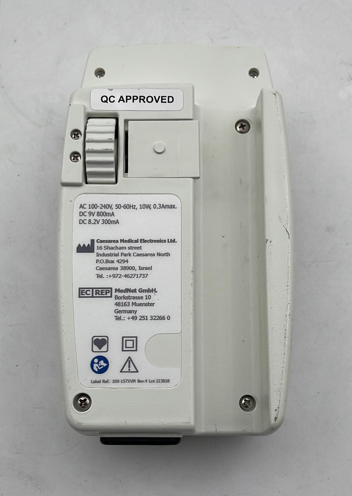 CME Caesarea CHARGER 100-151XV for BD BodyGuard Infusion PUMP