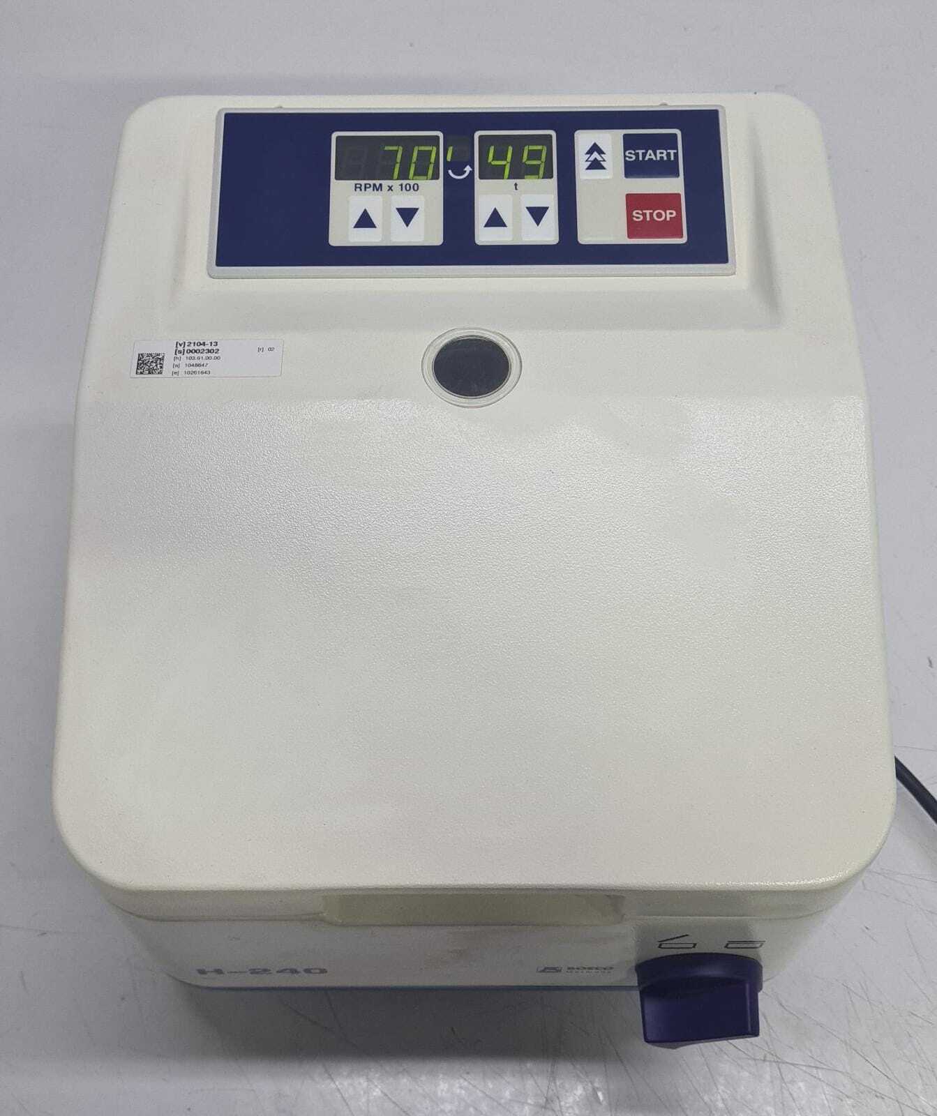 BOECO Hematocrit H-240 Laboratory Centrifuge 2104-13 208-240V 13000 rpm