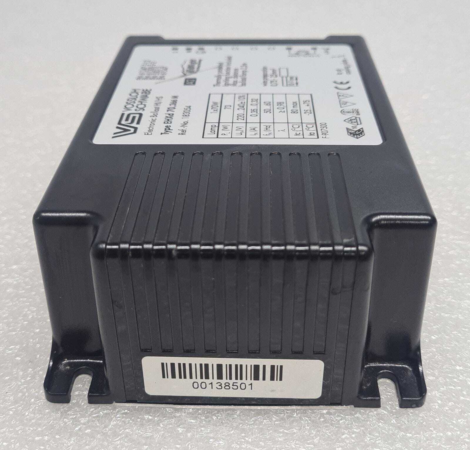 VS VOSSLOH SCHWABE Electronic Ballast HI/HS EHXd 70.366 M 183054 Lamp 1x70W