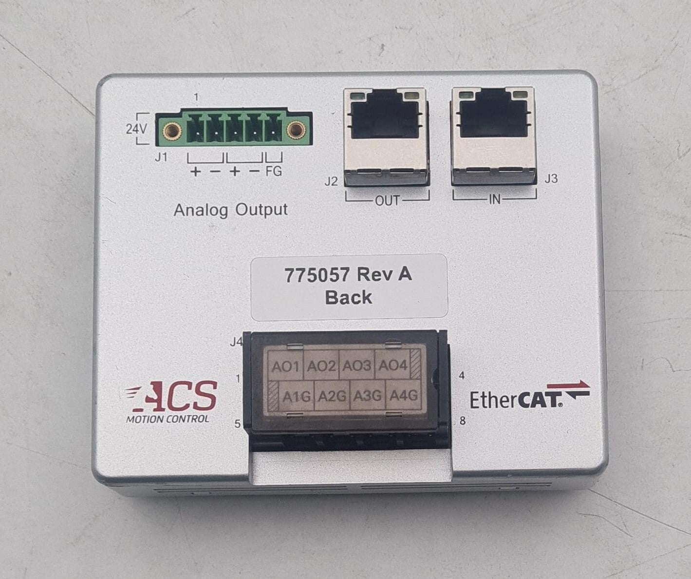 ACS MOTION CONTROL EtherCAT Analog Output Module IOMps-EA0004V0 775057 5kHz