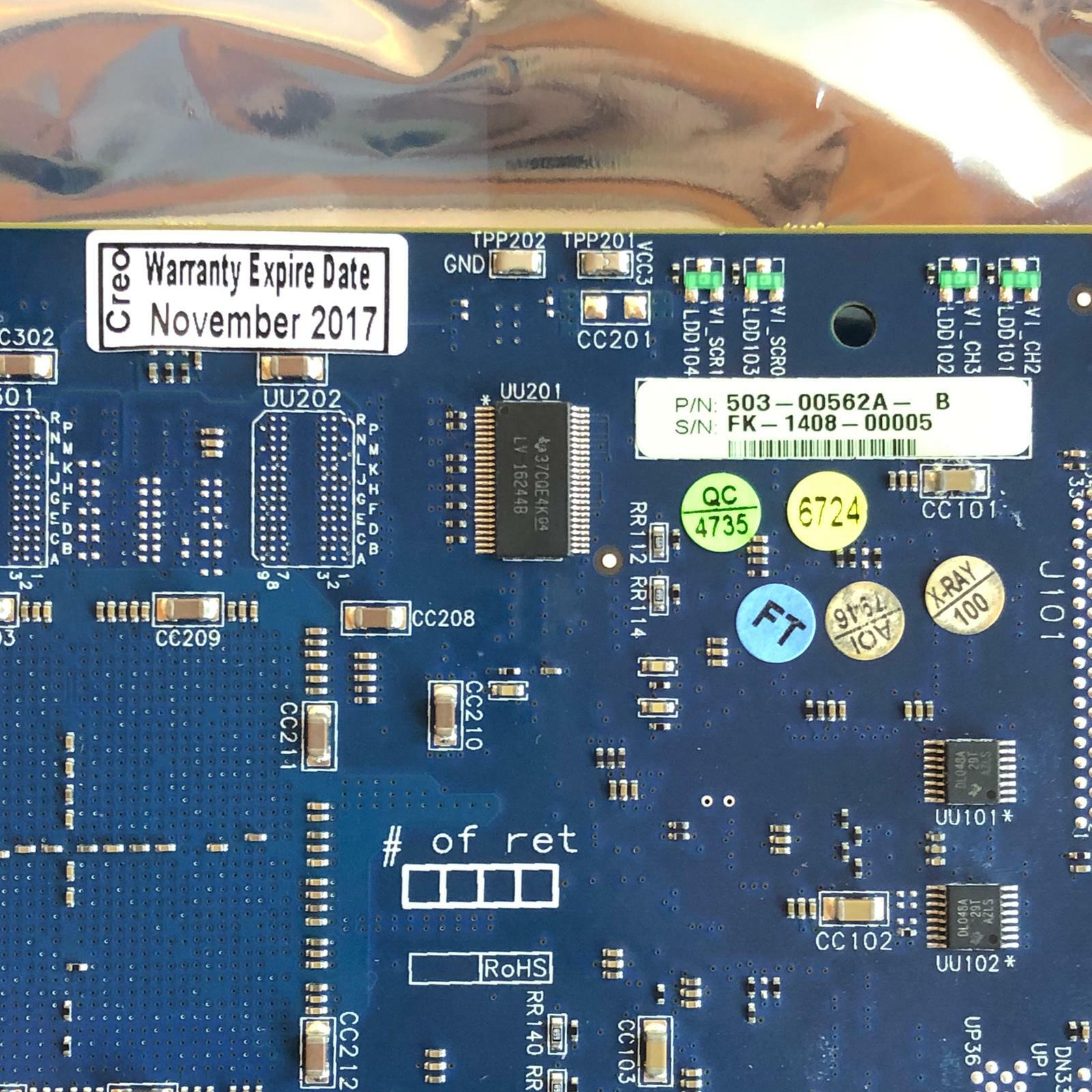 Creo FusionXCH 250-00562A-A card Fusion 637-00190A-B XCH board KODAK PrePress