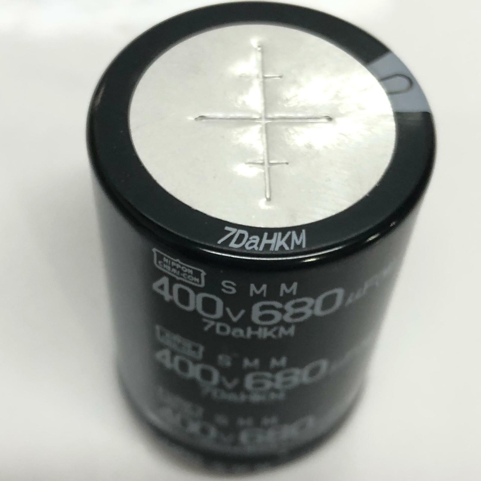 [Lot of 10] Nippon Chemi-Con SMM 7DaHKM Capacitor 400V 680UF  85°c