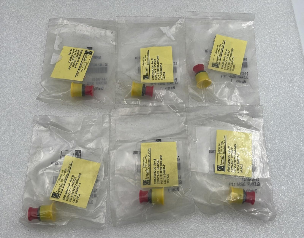 [LOT 6 PCS] Glenair 801-007-16NF9-210SA Mighty Mouse Connector