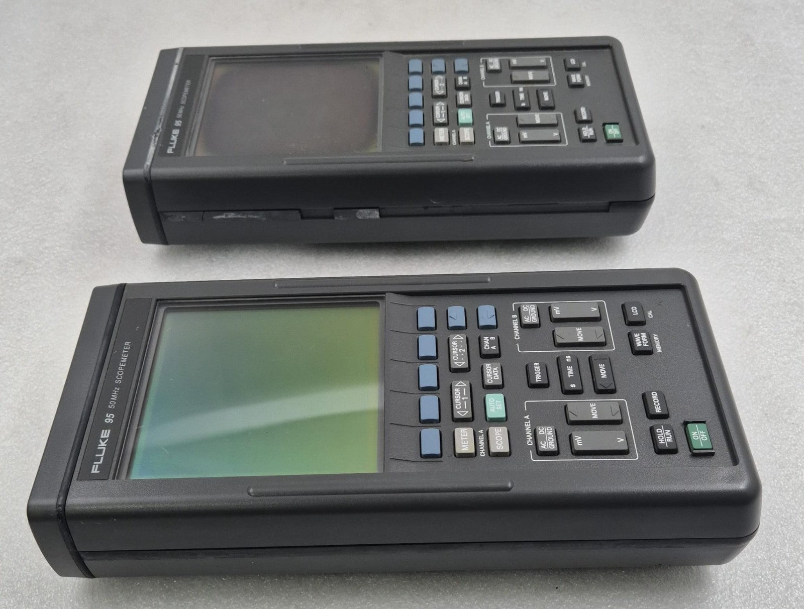 [LOT 2 PCS] PHILIPS FLUKE 95 50MHz SCOPEMETER 9444 000 95958 **FOR PARTS**