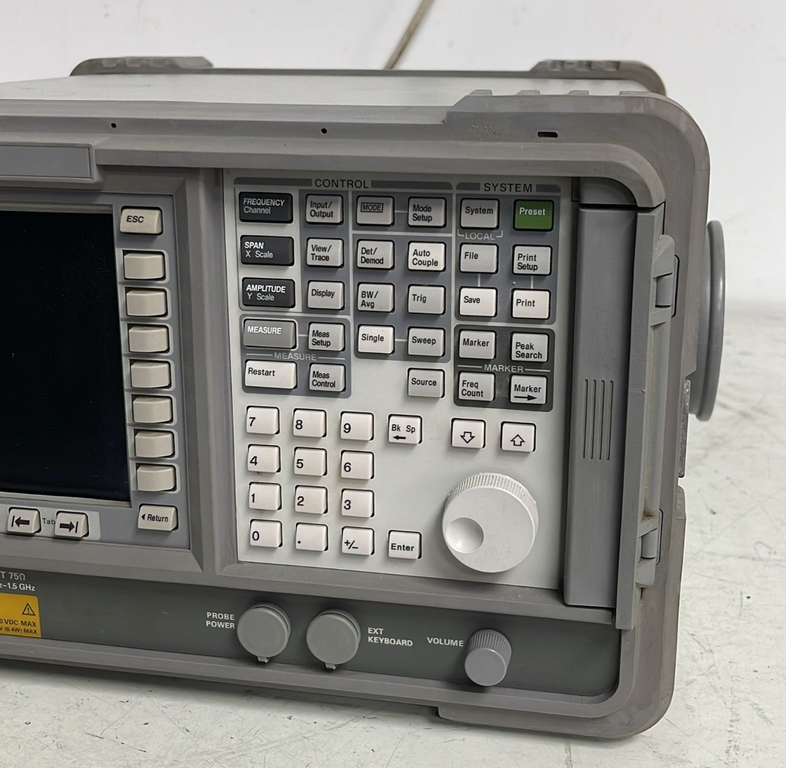 Agilent E4401B ESA-E Series Spectrum Analyzer 1MHz-1.5GHz