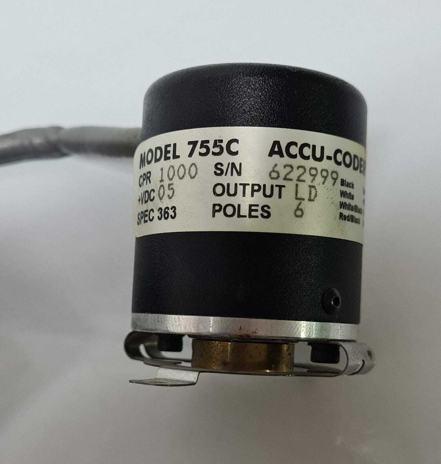 ACCU-CODER Incremental Shaft Encoder 755C VDC Input