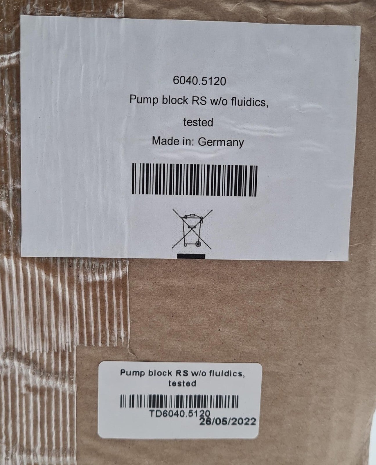 Thermo Scientific Pump Block RS w/o Fluidics 6040.5120 / DIONEX EK-RA