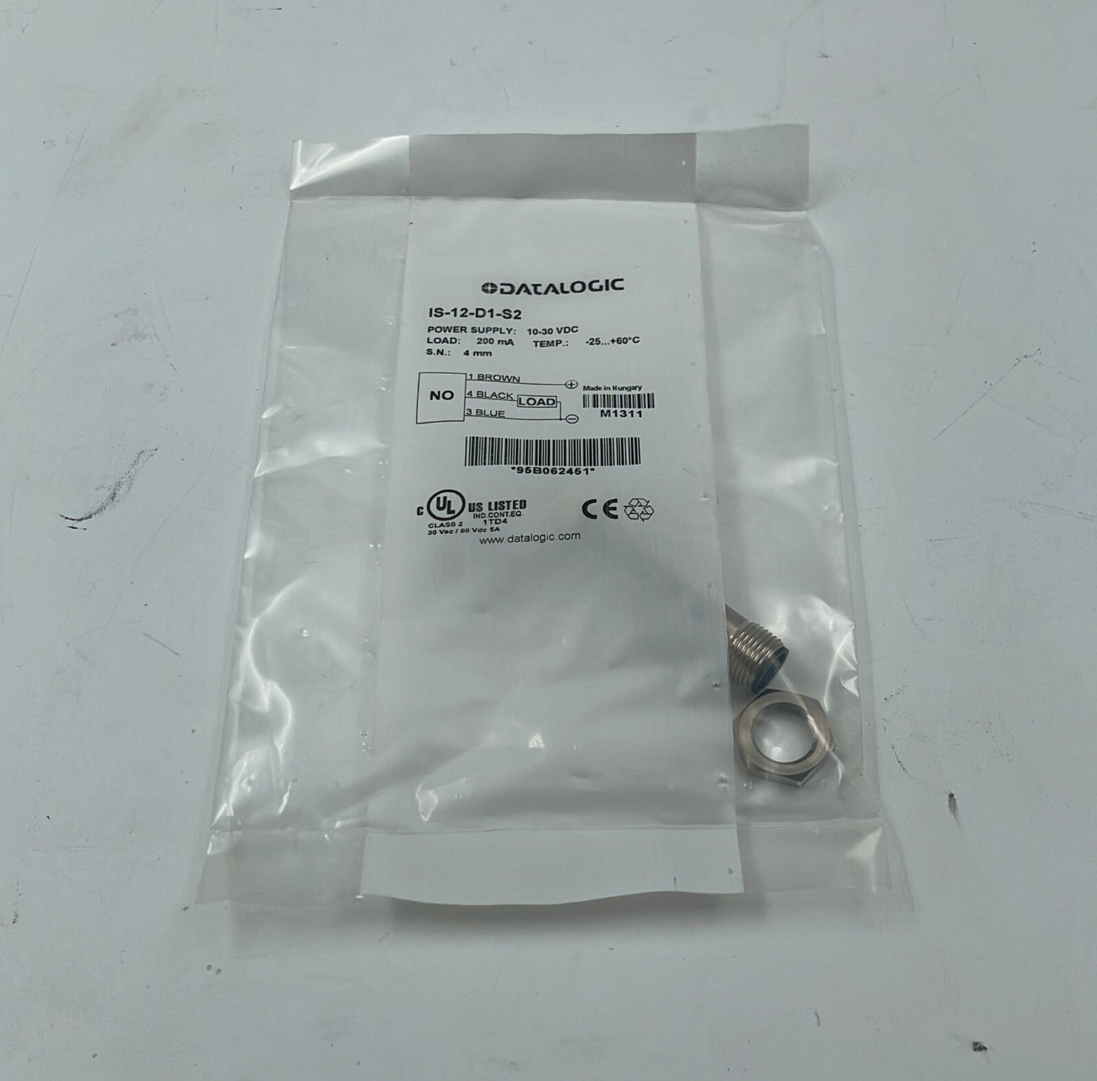 [LOT OF 10] NEW- DATALOGIC IS-12-D1-S2 Proximity Sensor