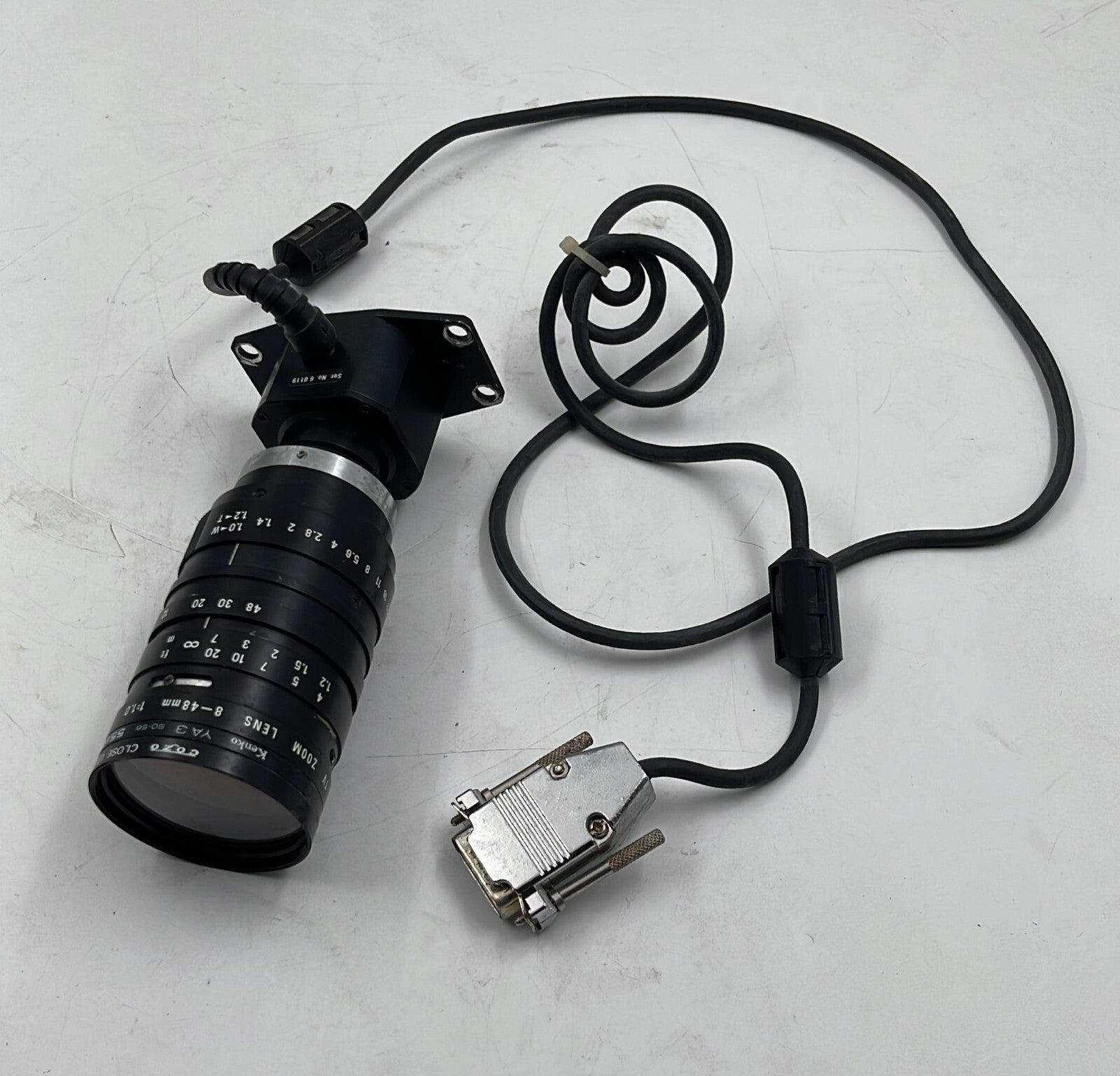 PENTAX TV ZOOM LENS 8-48mm 1:1.0 W/ KENKO YA3 SO-56 & COZO CLOSE UP No2 55mm