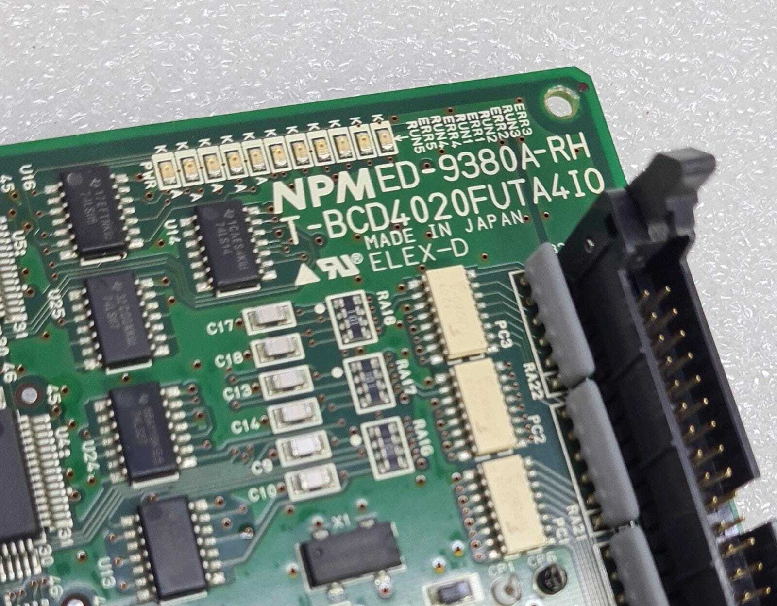 NPM ED-9380A-RH T-BCD4020FUTA4IO I/O Card W/ 2* ED-9453 & 2* 9454