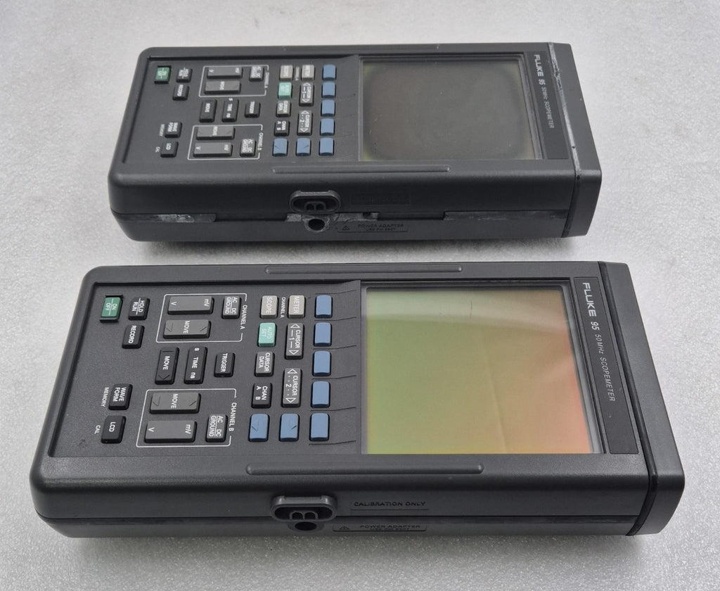 [LOT 2 PCS] PHILIPS FLUKE 95 50MHz SCOPEMETER 9444 000 95958 **FOR PARTS**