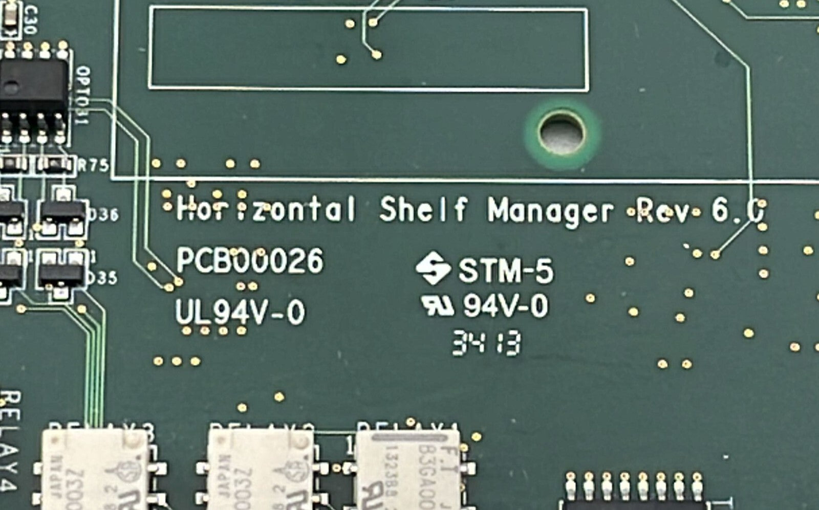 Advanced TCA BRD00054 Horizontal Shelf Manager PCB00026