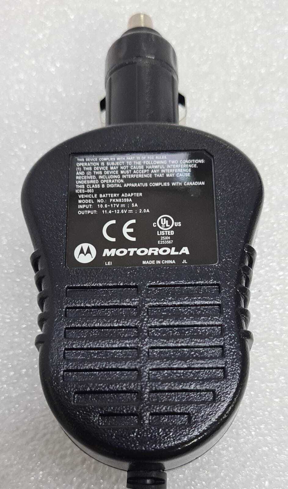 NEW - MOTOROLA FKN8359A HC700 Vehicle Power Adapter HandHeld Computer
