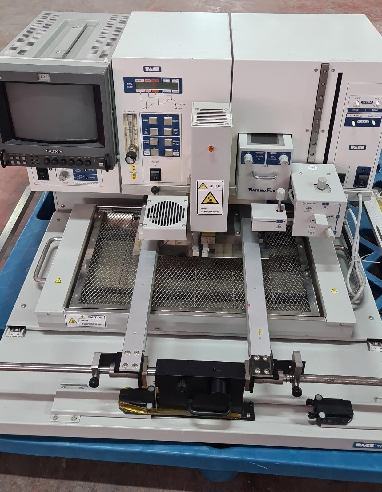 PACE ThermoFlo TF-2000 2000B 2000R 2000P BGA / CSP Rework System SONY PVM-8041Q