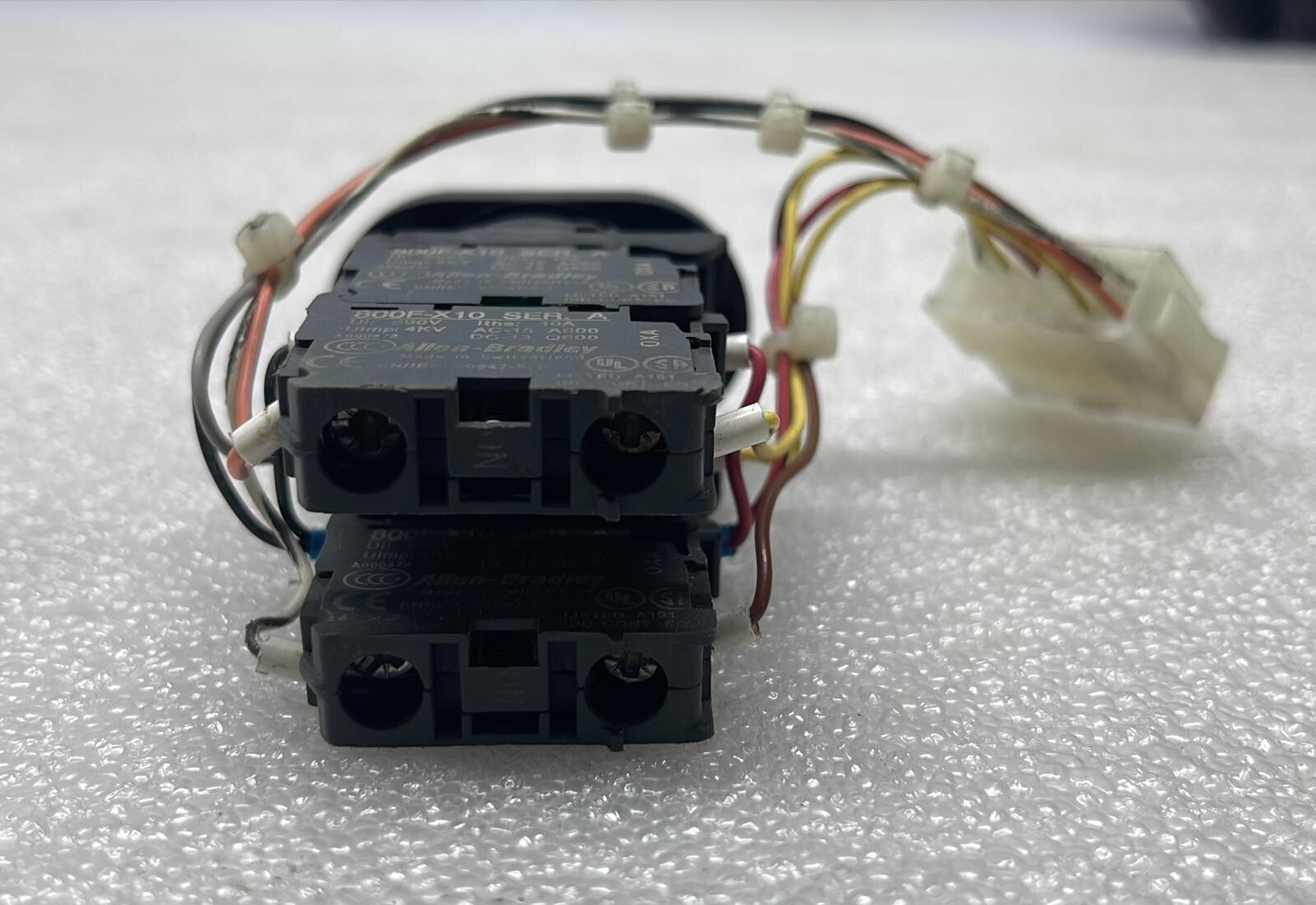 ALLEN BRADLEY 800F-X10 DUAL BUTTON BLUE