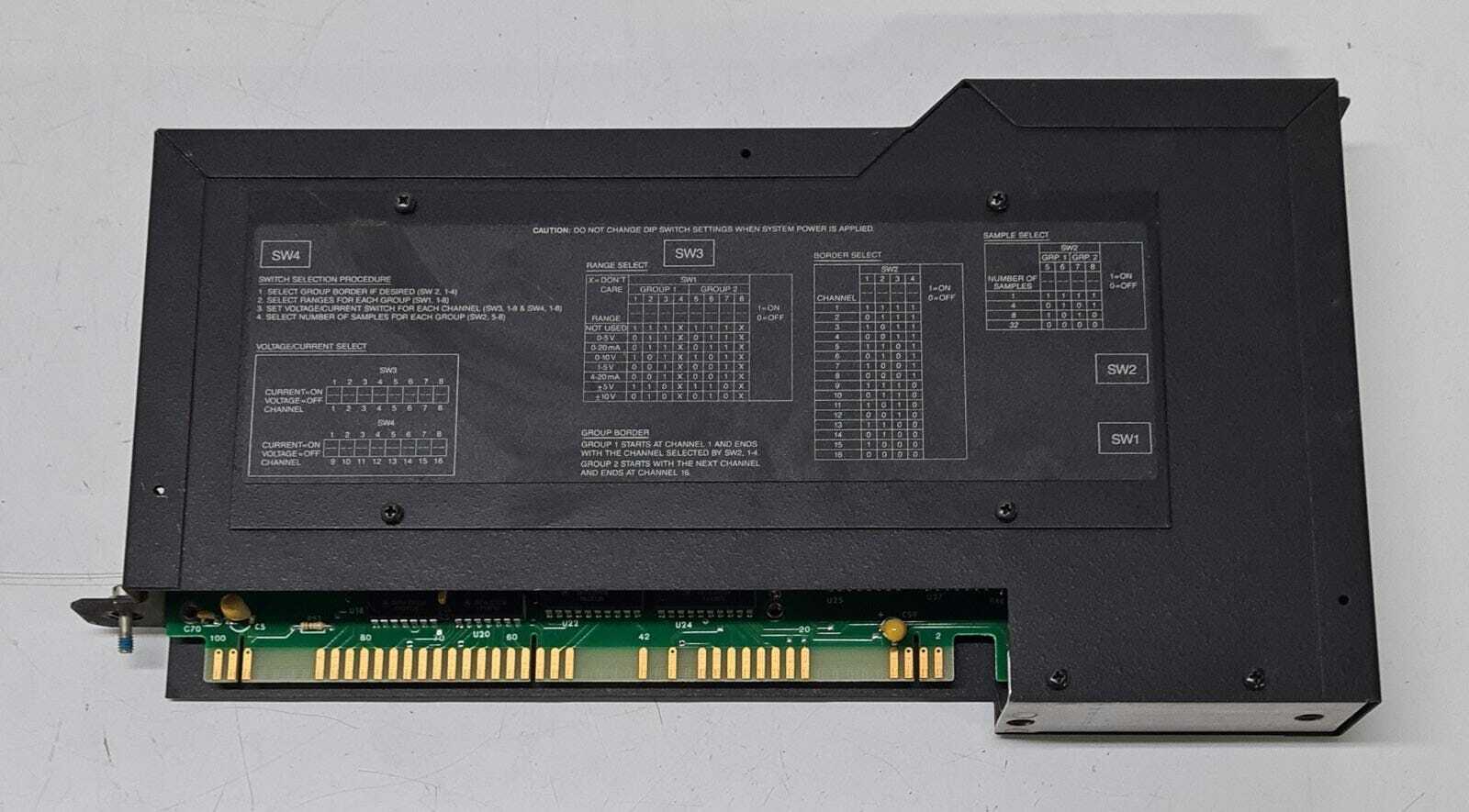 SQUARE D SYMAX SY/MAX CLASS 8030 RIM125 ANALOG INPUT MODULE E 2.00