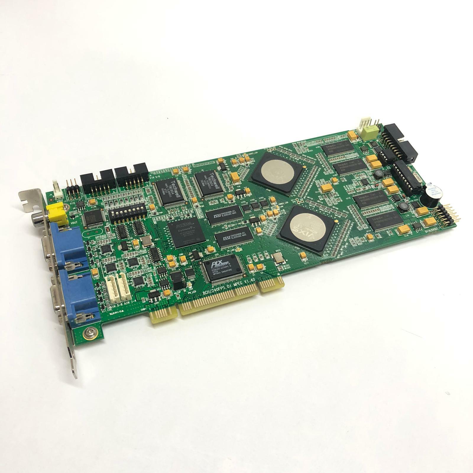 VIDEO INSIGHT VNH2408 8CH/240FPS D1 MPEG V1.40 D1 120 PCI VIDEO CARD