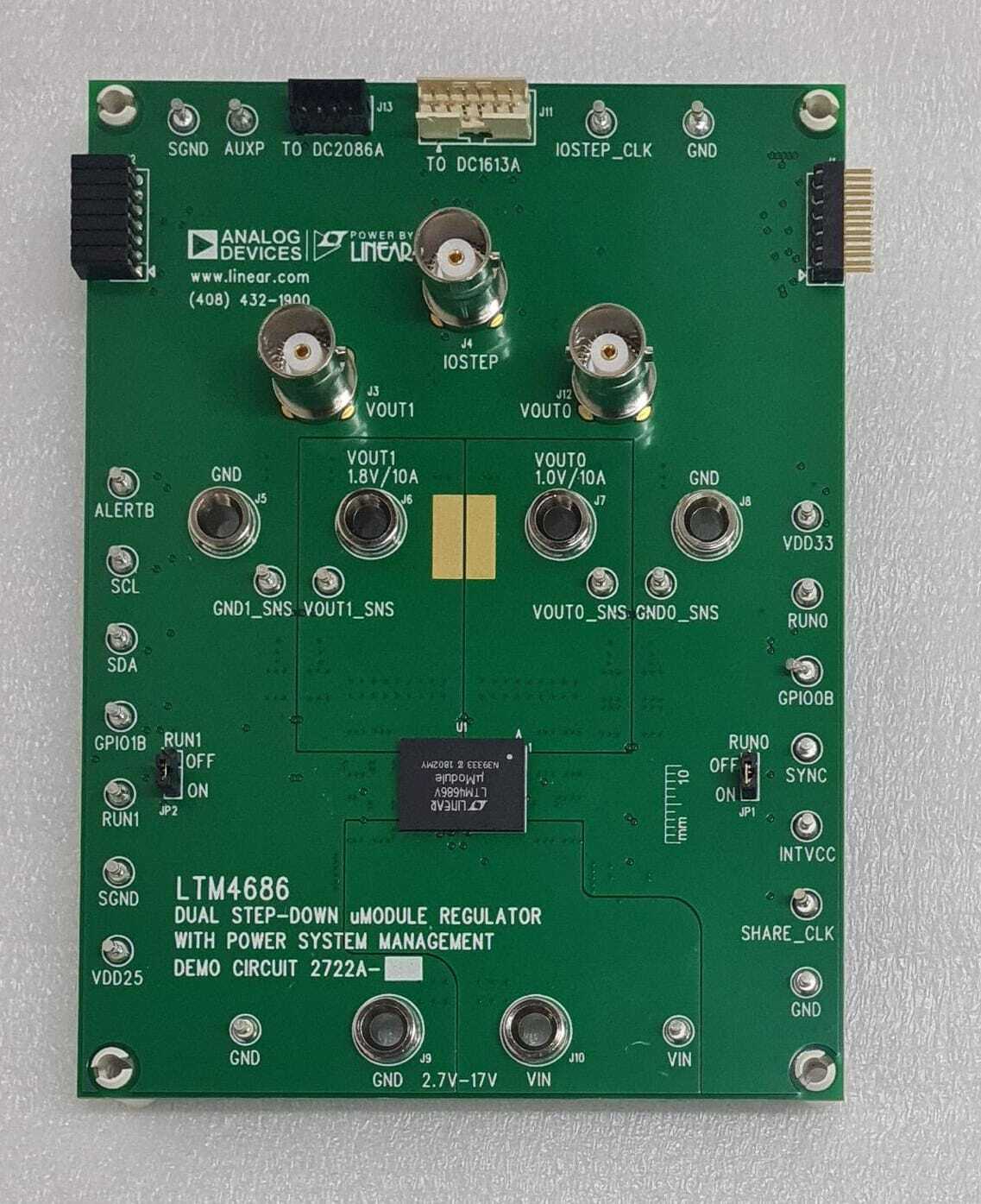 ANALOG DEVICES LTM4686 Dual Step-Down Module Regulator Board