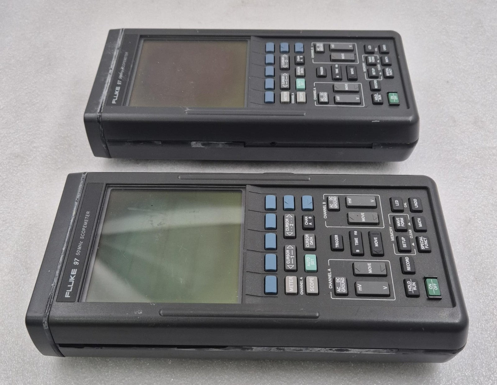 [LOT 2 PCS] PHILIPS FLUKE 97 50MHz SCOPEMETER 9444 000 97958 **FOR PARTS**