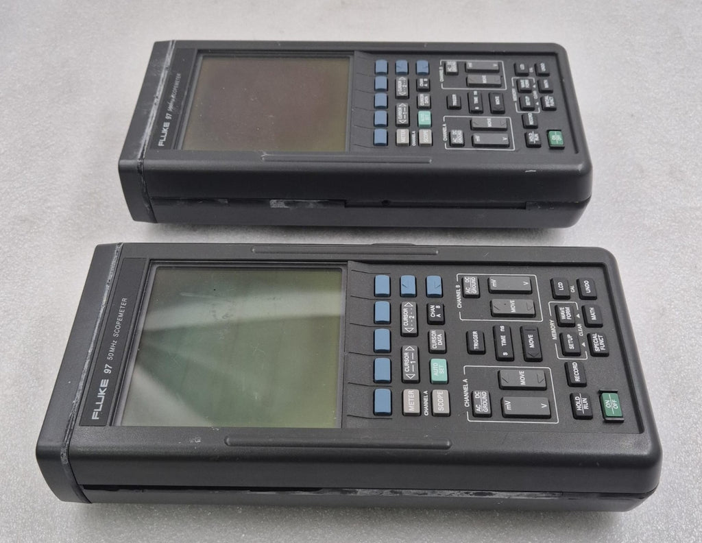 [LOT 2 PCS] PHILIPS FLUKE 97 50MHz SCOPEMETER 9444 000 97958 **FOR PARTS**