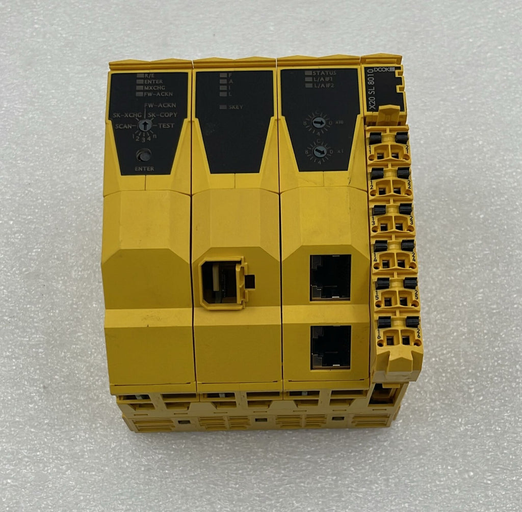 B&R Automation Ethernet POWERLINK X20 SL 8010 SafeLOGIC controller