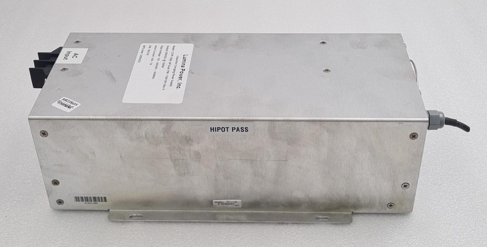 Lumina CCPF-1500-.6P 11001261 Capacitor Charging Power Supply 600V 1500W *AS-IS*