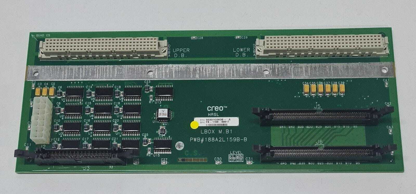CREO HASL 503D1C063S- A LBOX M.B1 PWB 188A2L159B- B Exp Data LOTEM