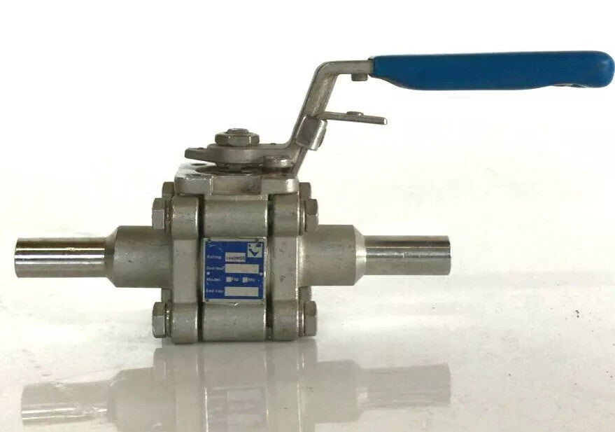 Flow- Tek 1/4"F 1/2"R CF8M Ball Valve, 1000 Wog, Cf8M 1440WOG DN8F ND 15R