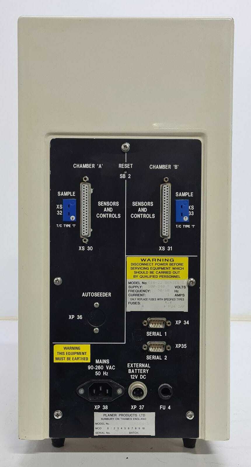 PLANER Biomed MR3 KRYO 10 Series 3 III Controlled Rate Freezer K10-22