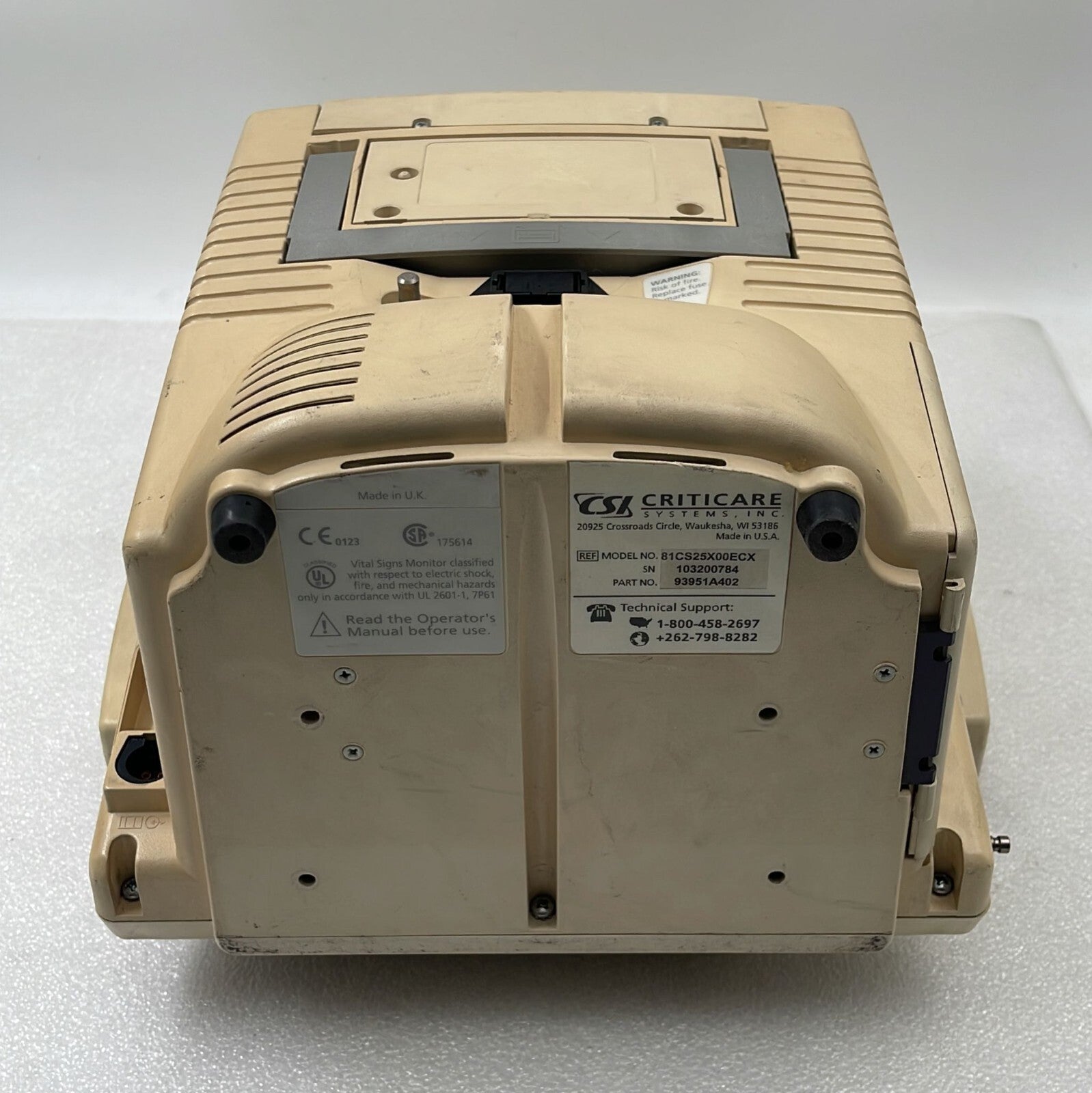 CSI Criticare Systems CSI8100 Monitor **AS IS