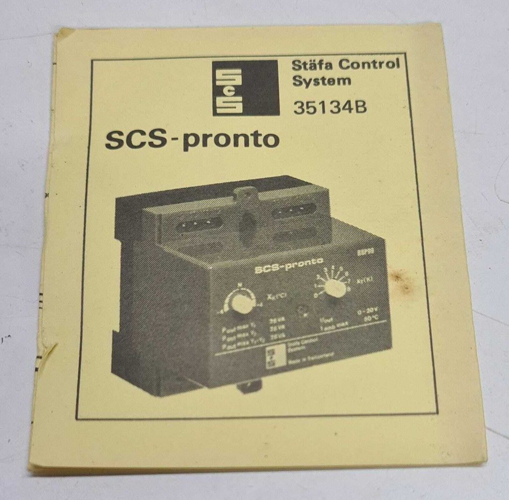 SCS-Pronto RBP99 Staefa Control System