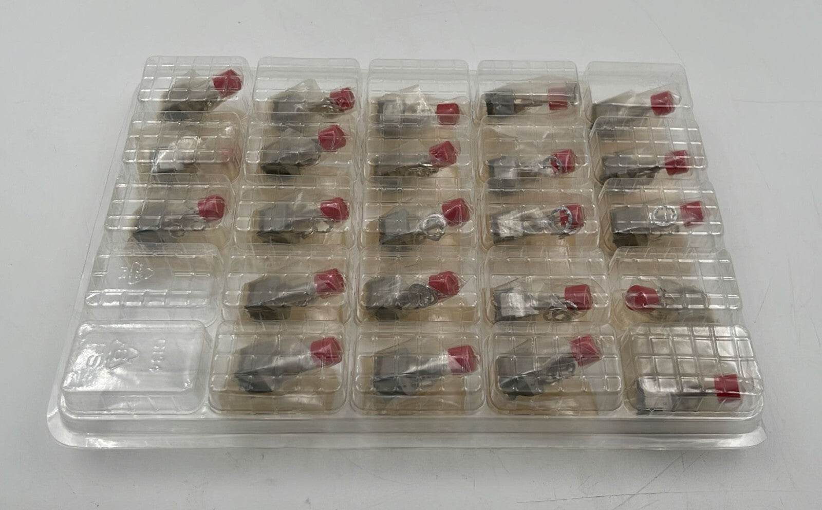 [LOT OF 23] nkk Mini Switches MB-2085 6A 125V Push Button Switch