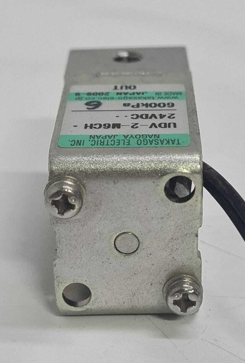 [LOT OF 4] Takasago Electric UDV-2-M6CH 24VDC 600kPa Liquid Solenoid Valve