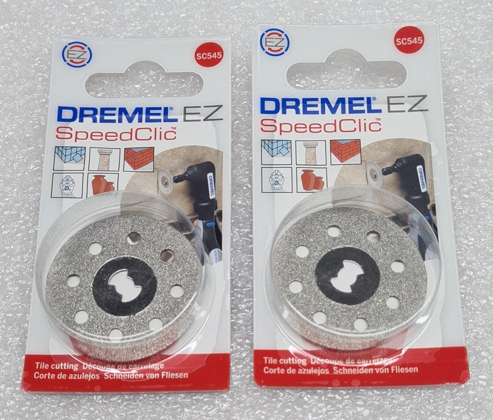 Dremel EZ SC545 SpeedClic diamond cutting wheel 2615S545JB lot of 2