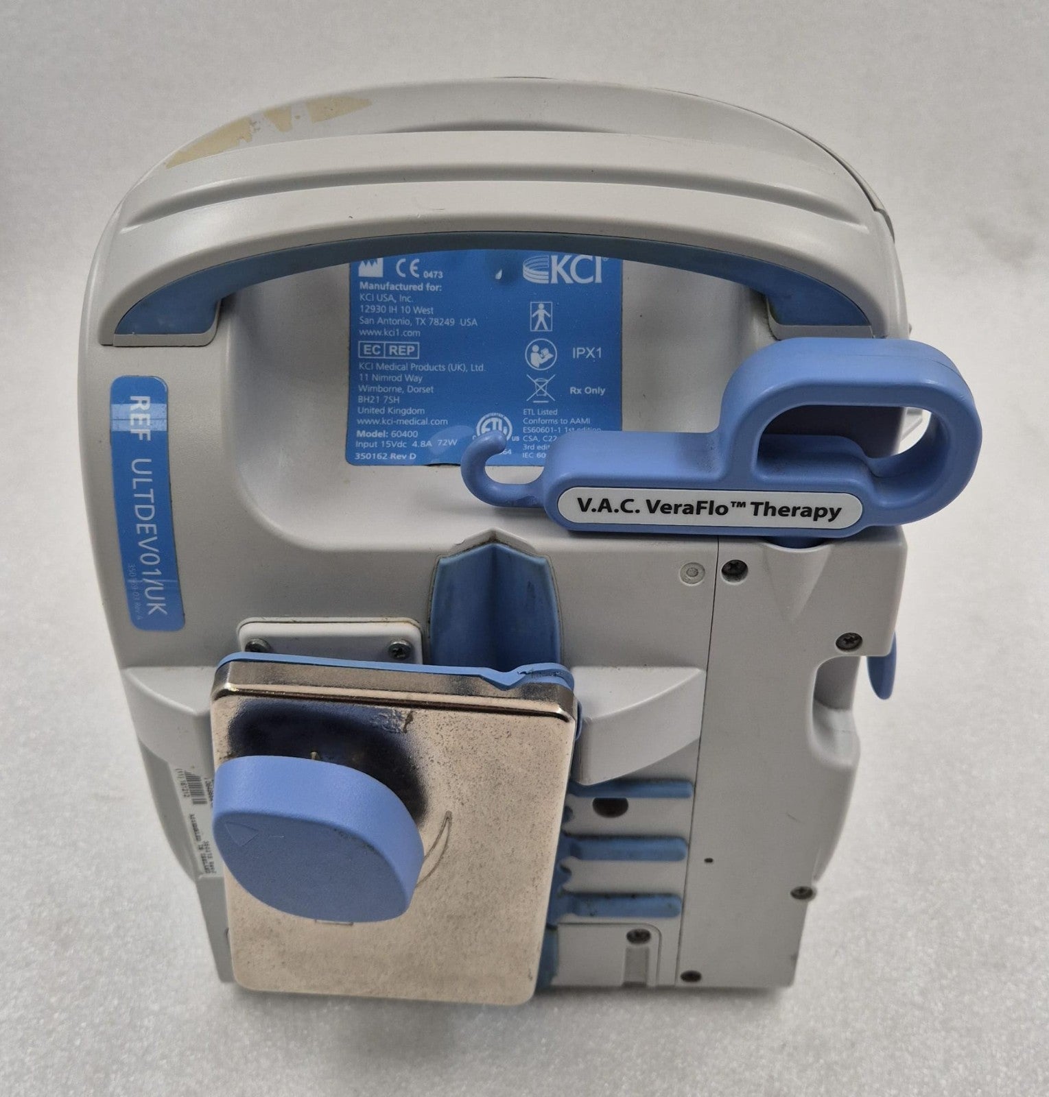 KCI VAC ULTA 60400 Negative Pressure Wound Therapy Unit Vacuum Healing System