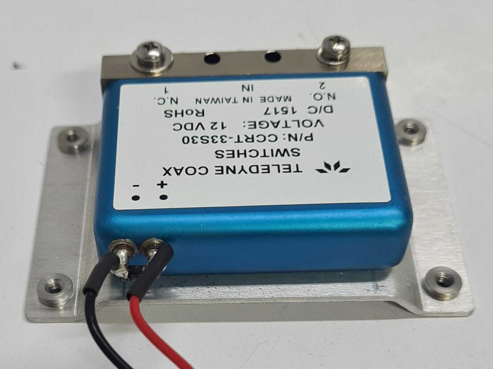 TELEDYNE Relays COAX Switches CCRT-33S30 12 VDC RF Microwave switch