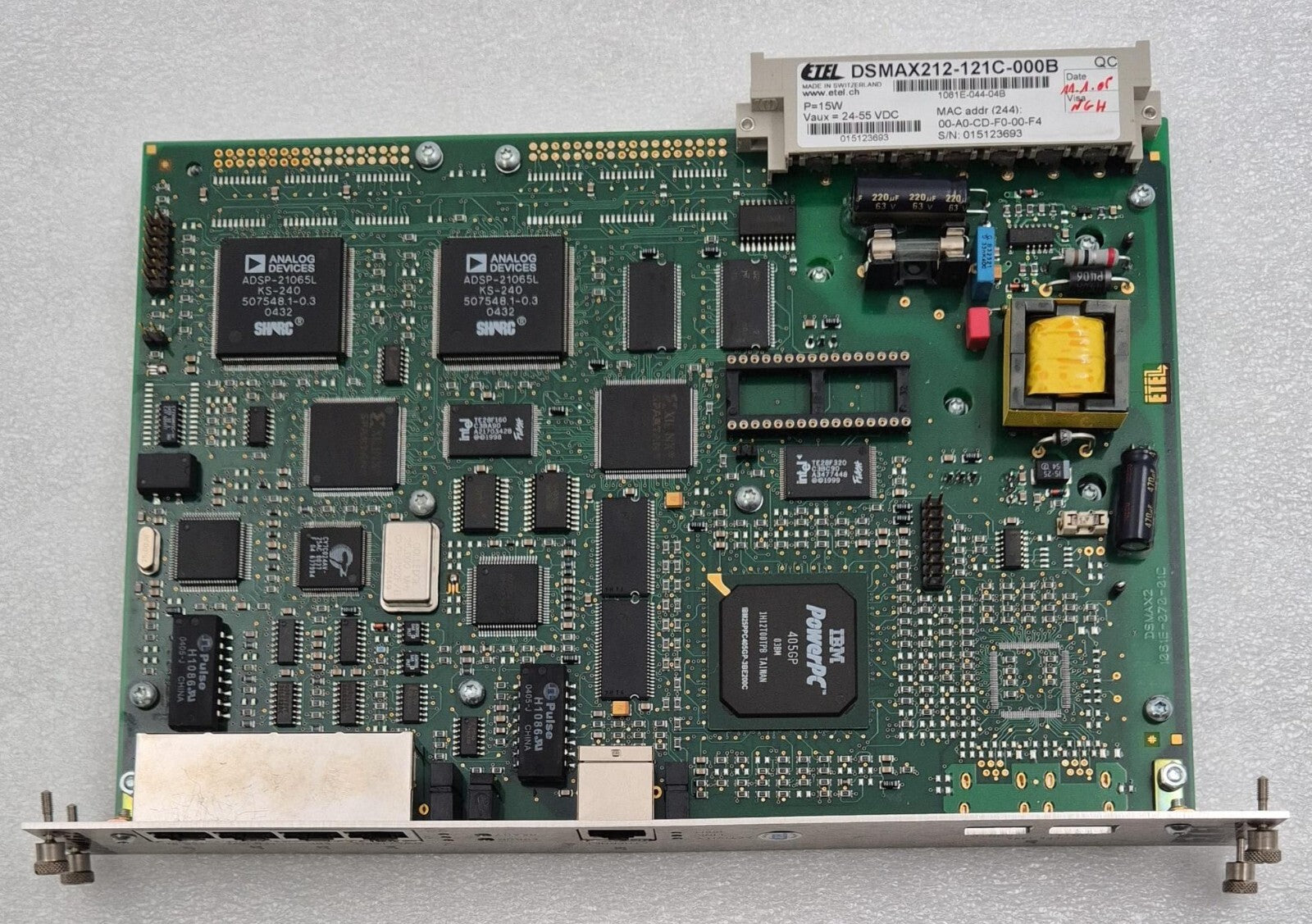 ETEL DSMAX2 DSMAX212-121C-000B Driver Board 1061E-070-01C